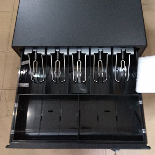 	Két máy tính tiền quán cà phê 5 ngăn tiền giấy